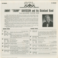 Jimmy Trump Davidson and His Dixieland Band with Guest Alexander "Ragtime" Read