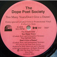 Too Many Years/ Don't Give a Damn!