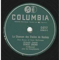 La Chanson des Etoiles du Hockey The Song of Jean Beliveau b/w La Valse Tyrolienne