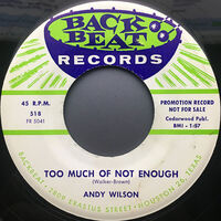 Too Much Of Not Enough b/w Call Her Your Sweetheart