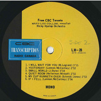 vocalist, with Ricky Hyslop Orchestra (split with Judy Ginn and Doug Parker Orchestra)