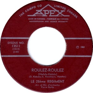 Roulez-roulez (Helule-Helule) b/w Un petit bonhomme au nez pointu