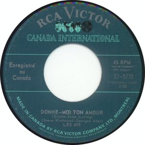  Donne-Moi Ton Amour b/w S'Il Faut Un Homme