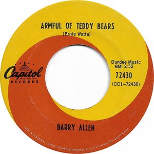 Armful of Teddy Bears b/w Sad Souvenirs