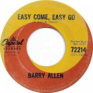 Easy Come, Easy Go b/w Hot Sunshine