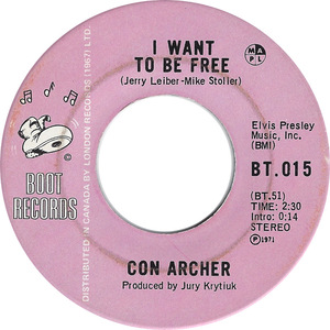 I Want to be Free b/w One More Valley