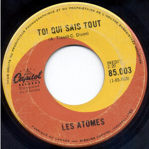 	Toi Qui Sais Tout b/w Si Tu Ouvres Les Yeux (Look through any window)