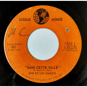 Dans Cette Ville b/w Diane