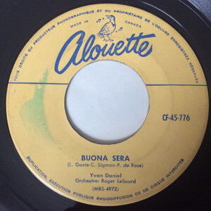 Buona Sera b/w Sait-on Jamais