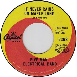 It Never Rains On Maple Lane b/w Private Train