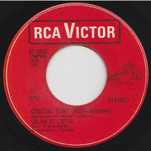 	Coucou Tony (Koo-Koo-looney) b/w Coeur de cailloux (We're the Banana Split)