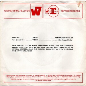 Help Me b/w Half Closed Eyes