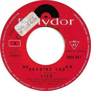 Needing You b/w Loving Time