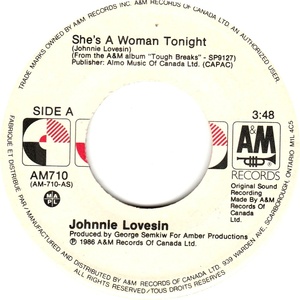 Tough Girls b/w She's a Woman Tonight