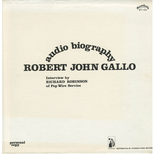 Audio Biography (interview with Richard Robinson of Pop Wire Service)