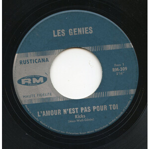 	L'Amour N'Est Pas Pour Toi (Kicks) b/w La Marche Du Bébé Éléphant