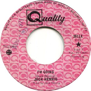 I'm Going b/w Jackson County