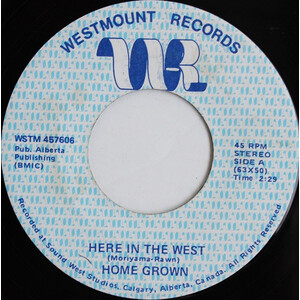 Here in the West b/w Saddle Up