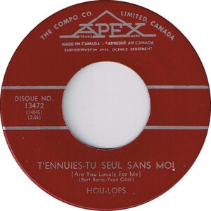 Vendredi m'obsède b/w T'ennuies-tu seul sans moi