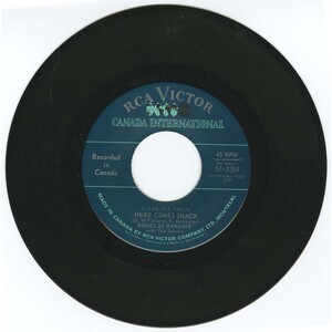 Clear the Track Here Comes Shack b/w Warming the Bench