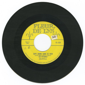 Sept jours sans se voir b/w Vois mon coeur t'en supplie