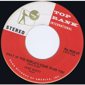 What In The World's Come Over You b/w Baby Baby