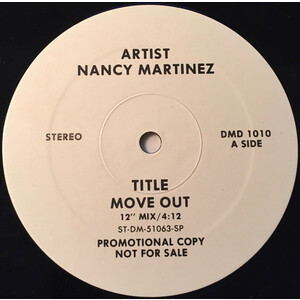 Move Out (12" Mix) b/w Move Out (Instrumental) (promo) (US)