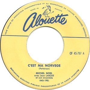 C'est Ma Norvege b/w Le Bruit Mysterieux