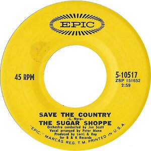 Save the Country b/w Easy to be Hard