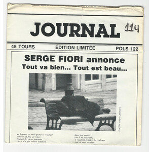 Journal b/w Journal (instrumental) (picture sleeve)