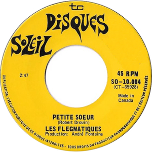 Petite Soeur b/w J'ai Eu Une Poupée