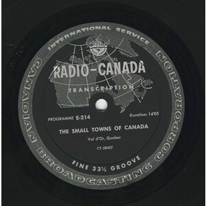 Val d'Or, Québec - Programme E-214