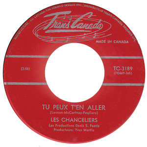 Tu Peux T'en Aller b/w Non Ce N'est Pas Fini