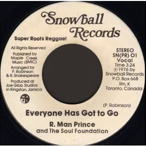 Everyone Has Got To Go b/w Everyone Has Got To Go Super Bionic Version!