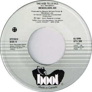 The Kiss Tells All b/w Write Me