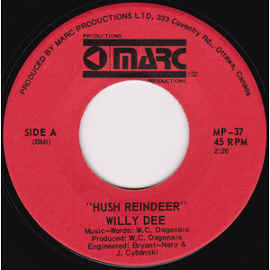 Hush Reindeer b/w White Christmas Today