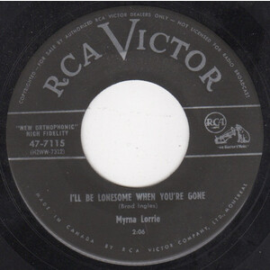 I'll Be Lonesome When You're Gone b/w On a Little Bamboo Bridge