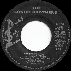 Coast to Coast	 b/w Takin' Off