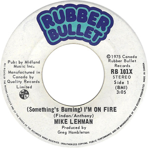 I'm On Fire b/w Here it Comes Again