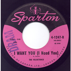 I Want You (I Need You) b/w My Little Sweetie