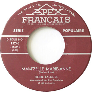 Mam'zelle Marie-Anne b/w Chip Chip
