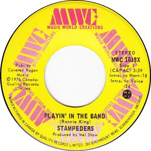 Playin In The Band b/w Rock And Roll Line