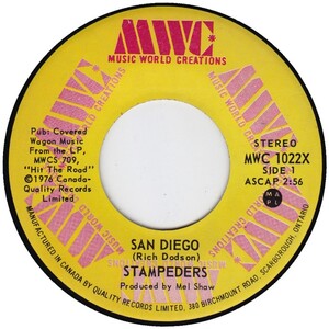 San Diego b/w Sally Ann