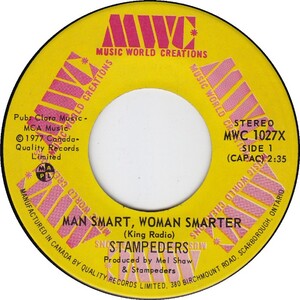 Man Smart, Woman Smarter b/w Believe It