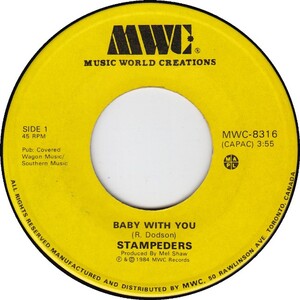 Baby With You b/w Stampeders Greatest Hits Medley