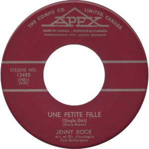 Une Petite Fille (Single Girl) b/w Quebec (Jackson) (et Pierre Nolès)