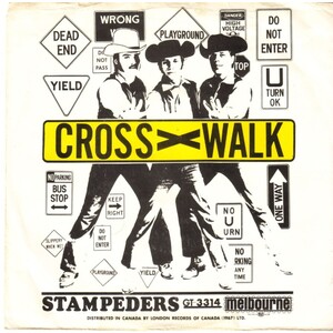 "Crosswalk" b/w "I Don't Know Where I'm At" (picture sleeve)