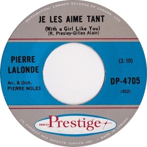 Je Les Aime Tant (With A Girl Like You) b/w Le Sourire De Mon Amour (The Shadow Of Your Smile)