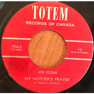 	My Mother's Prayer b/w There's Room In His Heart