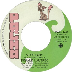 Sexy Lady b/w  [no artist listed]  Sexy Lady (Instrumental)